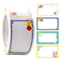 Cartoon Name Sticker Baby Storage Classification Label